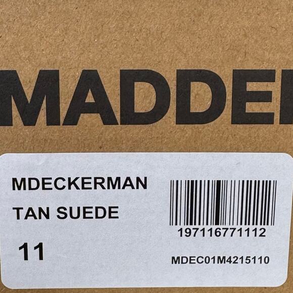 Steve Madden MDeckerman Tan Suede Mens Oxford Lace Up Shoes Size 11 main image 8